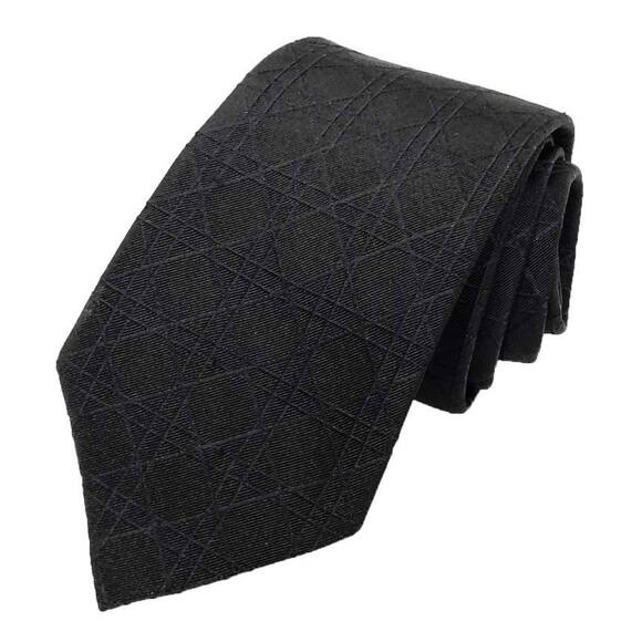 Christian Dior Dior tie Cannage design black men's.
